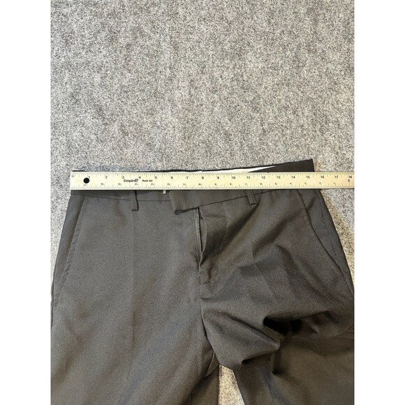 Victorio Cuture Mens Dress Pants Size 32x30 Large Black Formal Trouser Classic - Picture 8 of 10